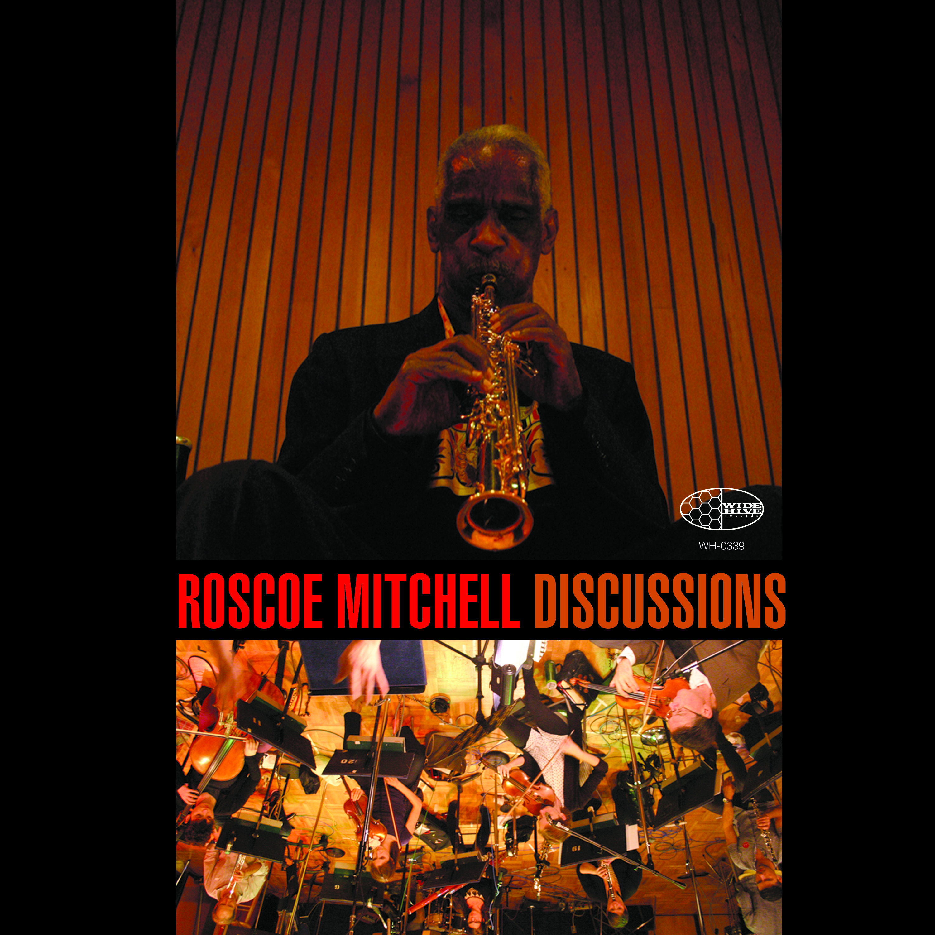 A picture of the cover of Roscoe Mitchell Discussions.