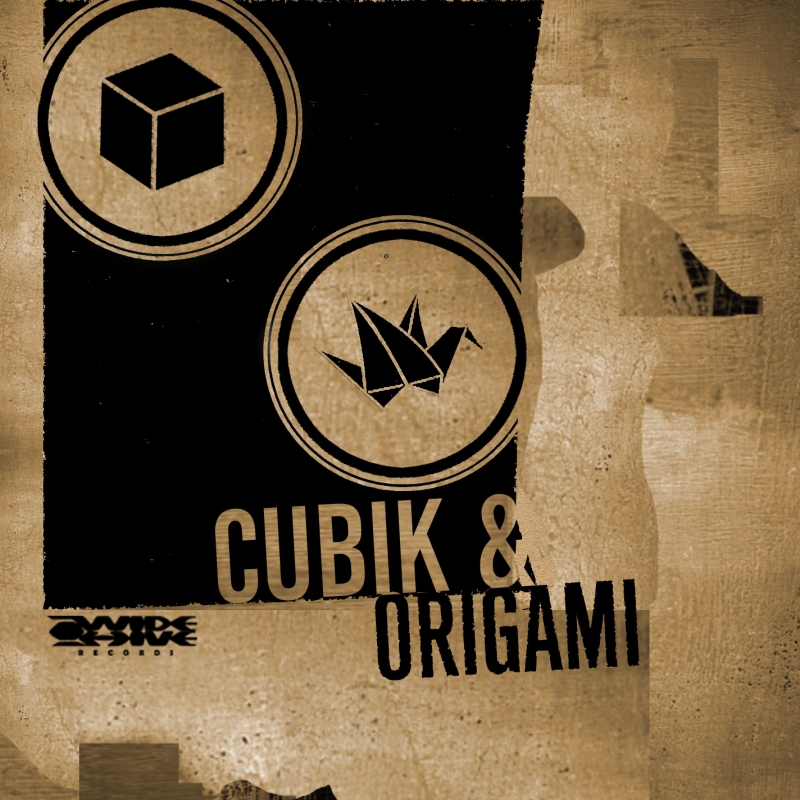 A photo of the cover of the Wide HIve release, Cubik and Origami I