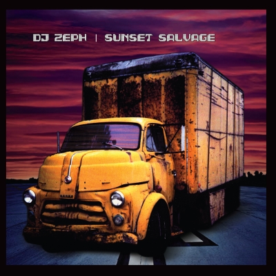 The Cover of the Wide Hive release "Sunset Salvage," by DJ Zeph.