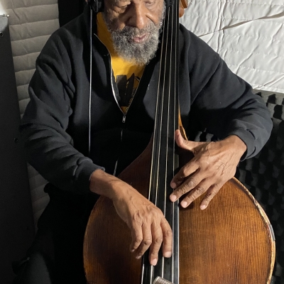 A photo of double bassist Henry Franklin, The Skipper.