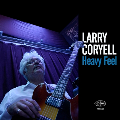 A photo of the cover of the Wide HIve release, Heavy Feel - by Larry Coryell.